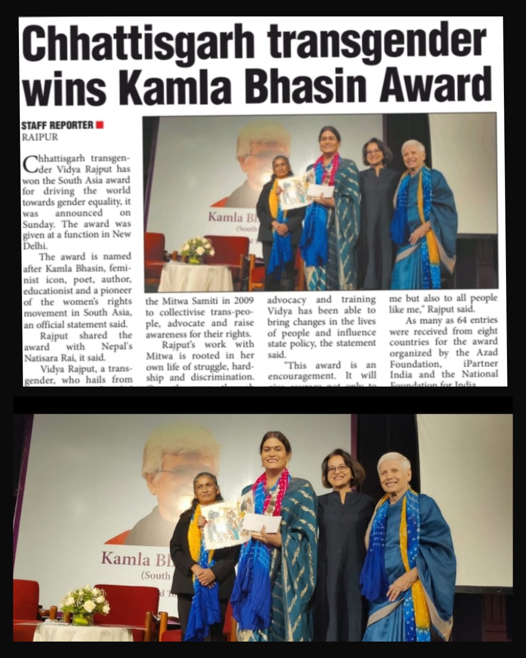 Global Honor for Transgender Rights Activism.